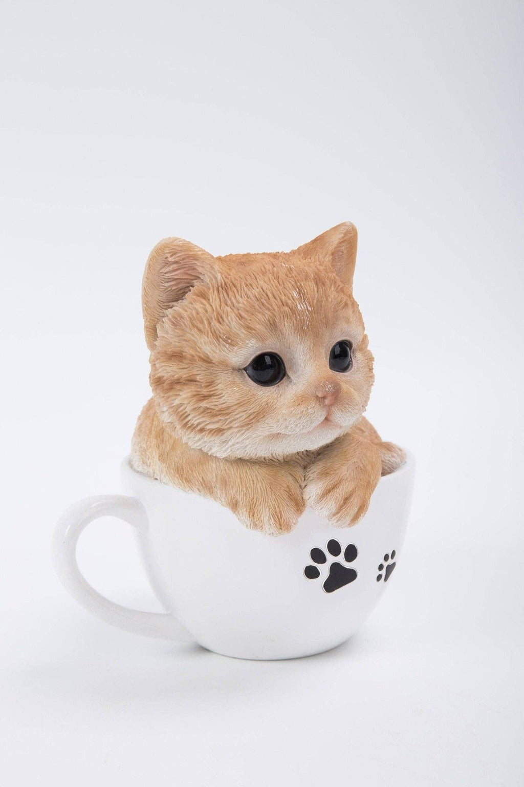 Pet Pals: Teacup Kitten Orange Tabby Statue