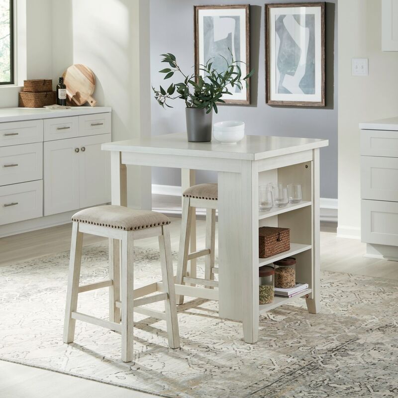 942 WHITE DINING SET