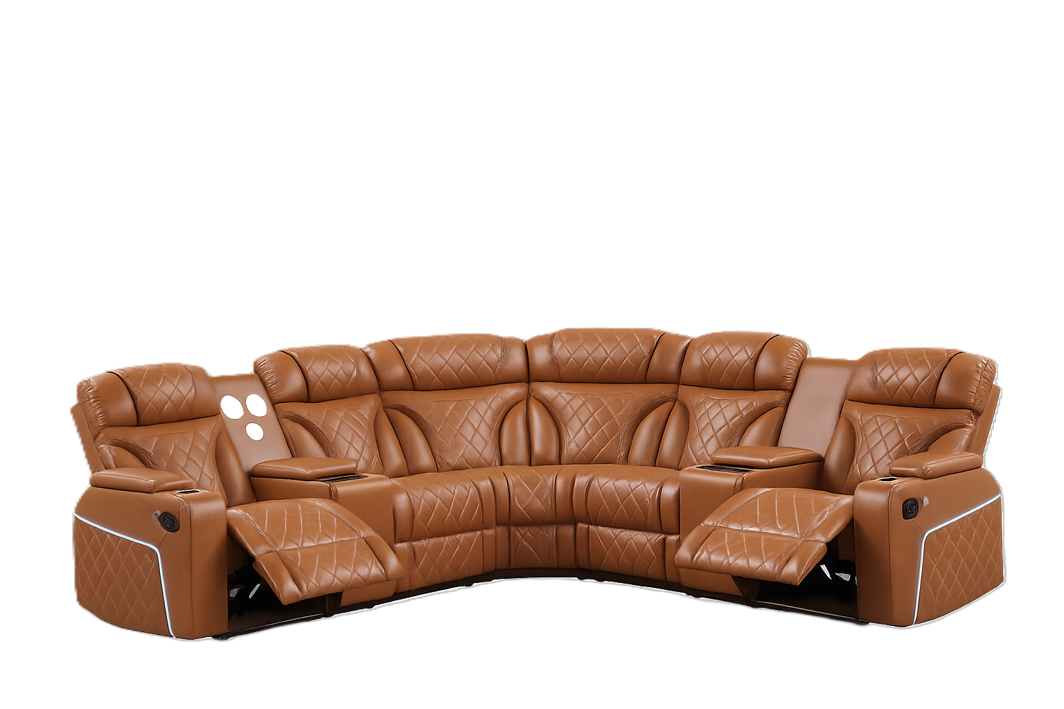 STERLING SECTIONAL BROWN