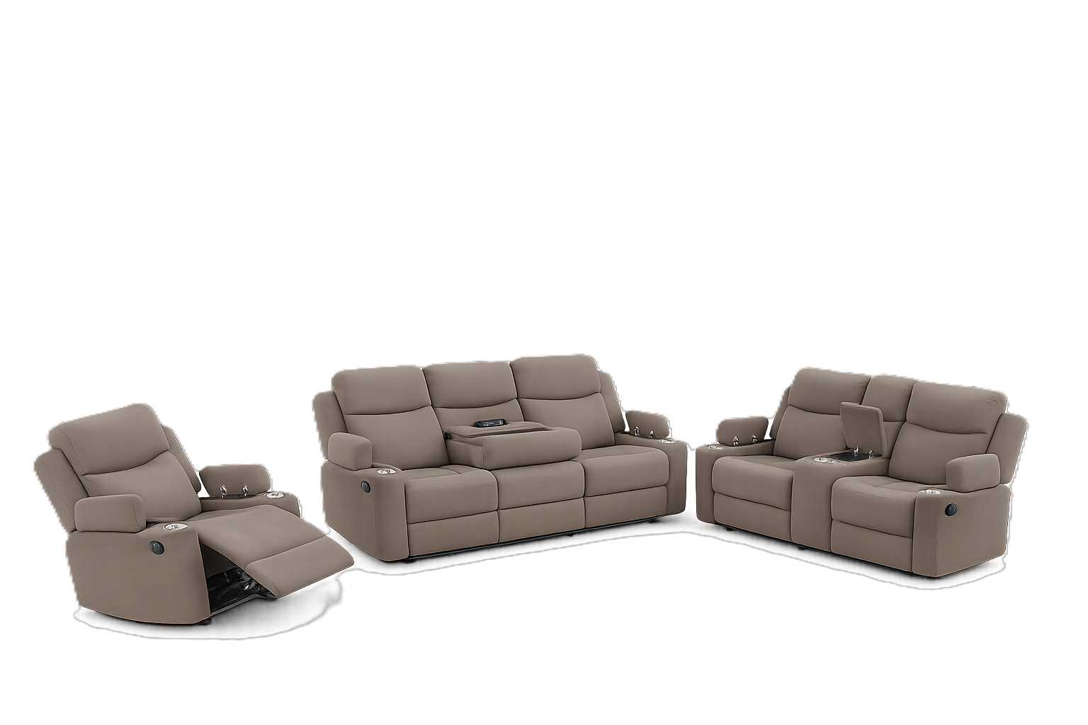 DAKOTA BROWN SOFA AND LOVESEAT