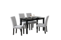 D700 GREY - TABLE + 4 CHAIRS