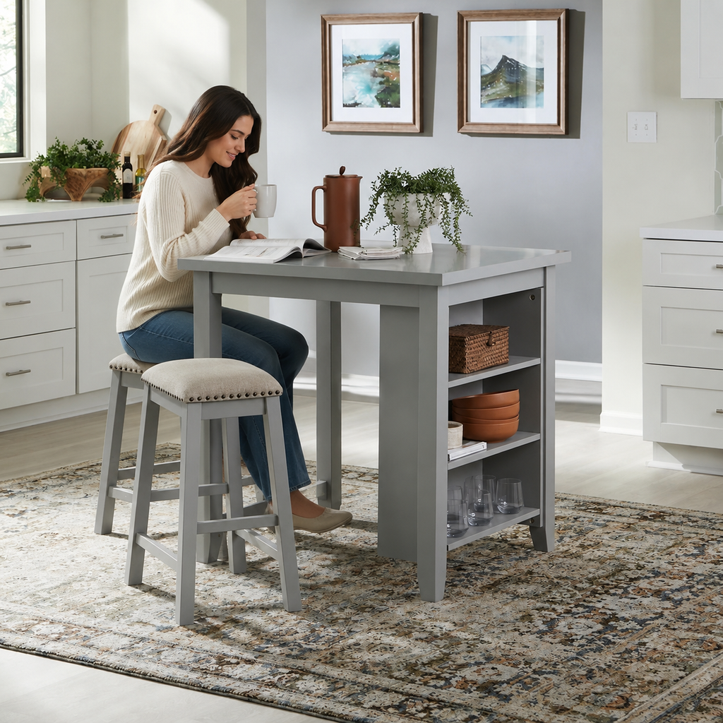 942 GREY DINING SET