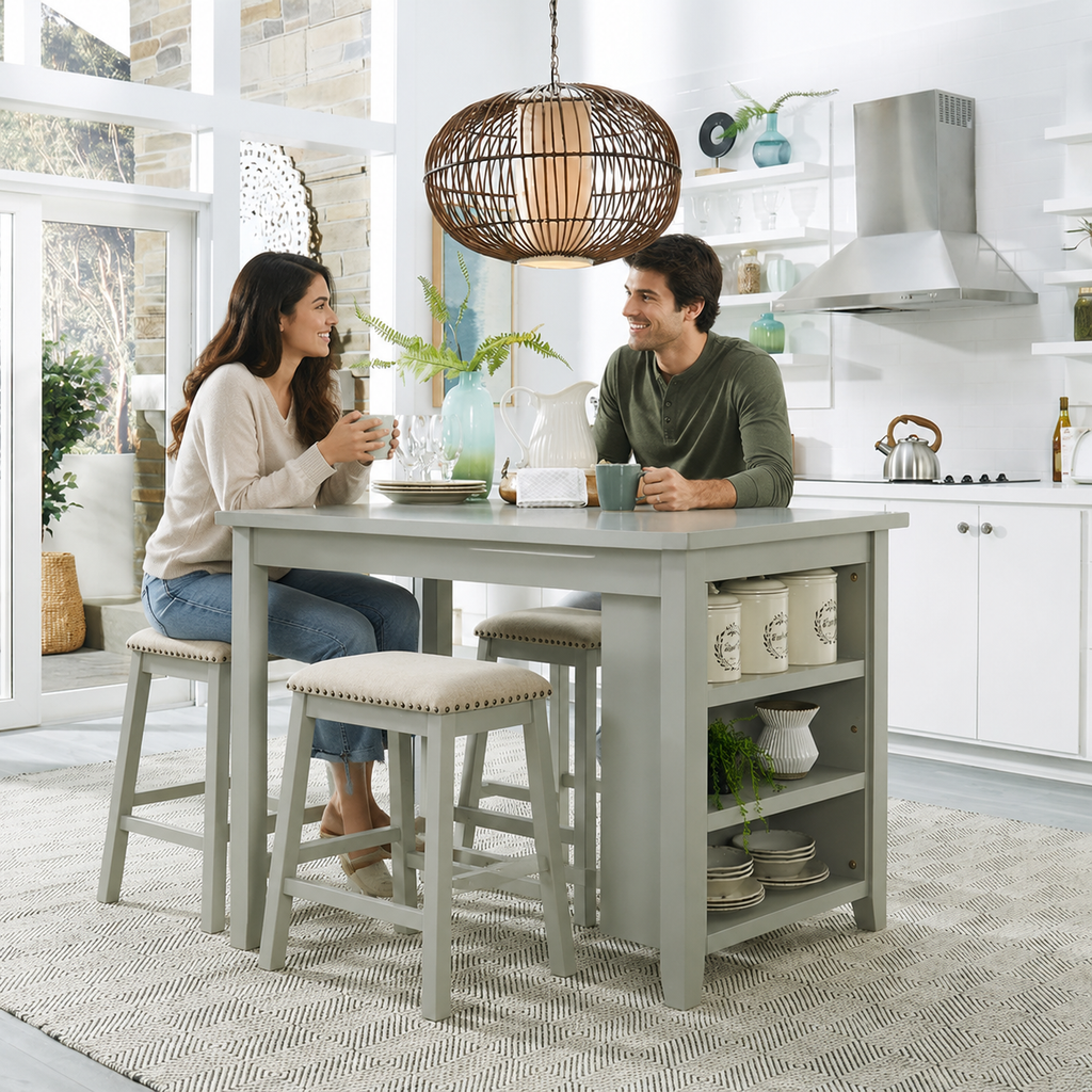 942 GREY DINING SET