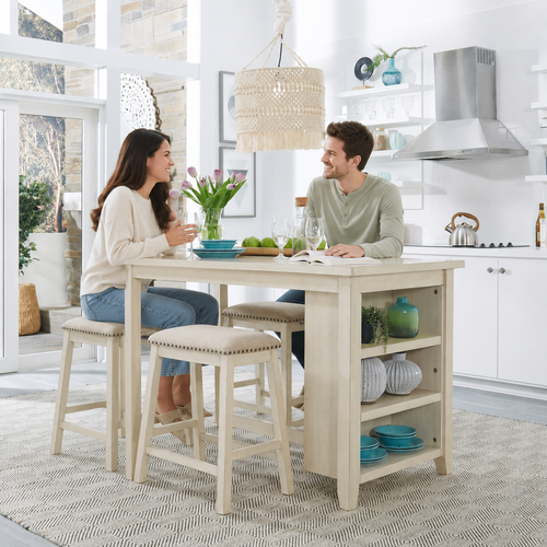 942 WHITE DINING SET