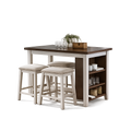 942 TWO TONE DINING SET