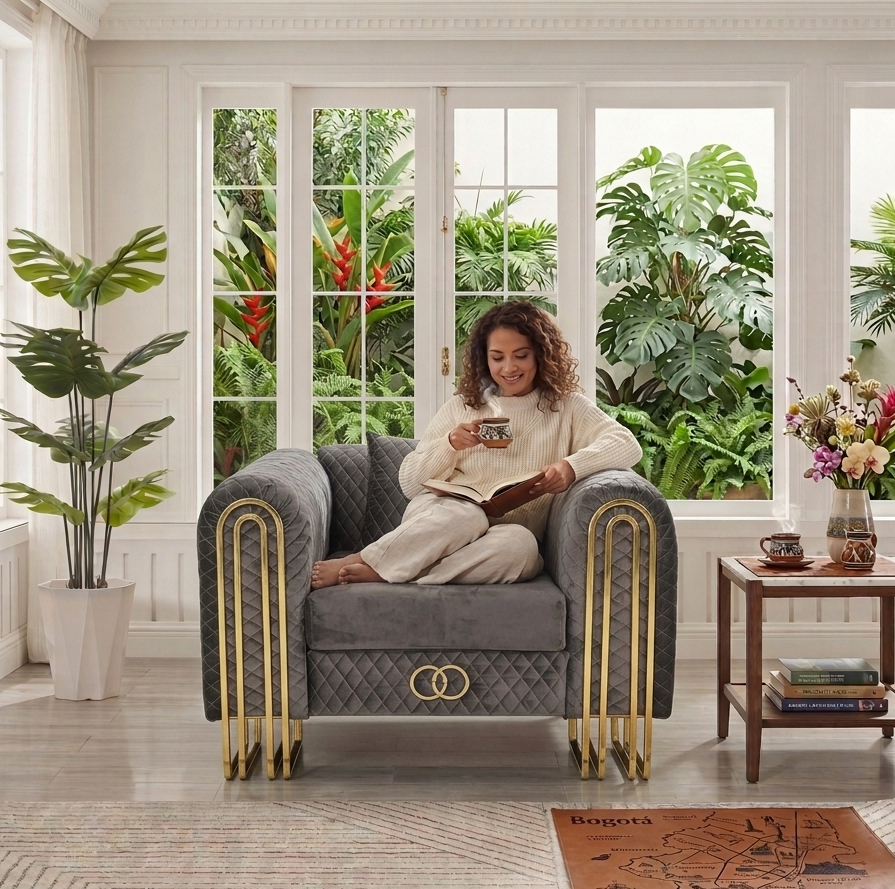 Valencia Luxury Velvet Chair