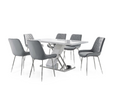 NEPTUNE 7PC DINING SET GREY
