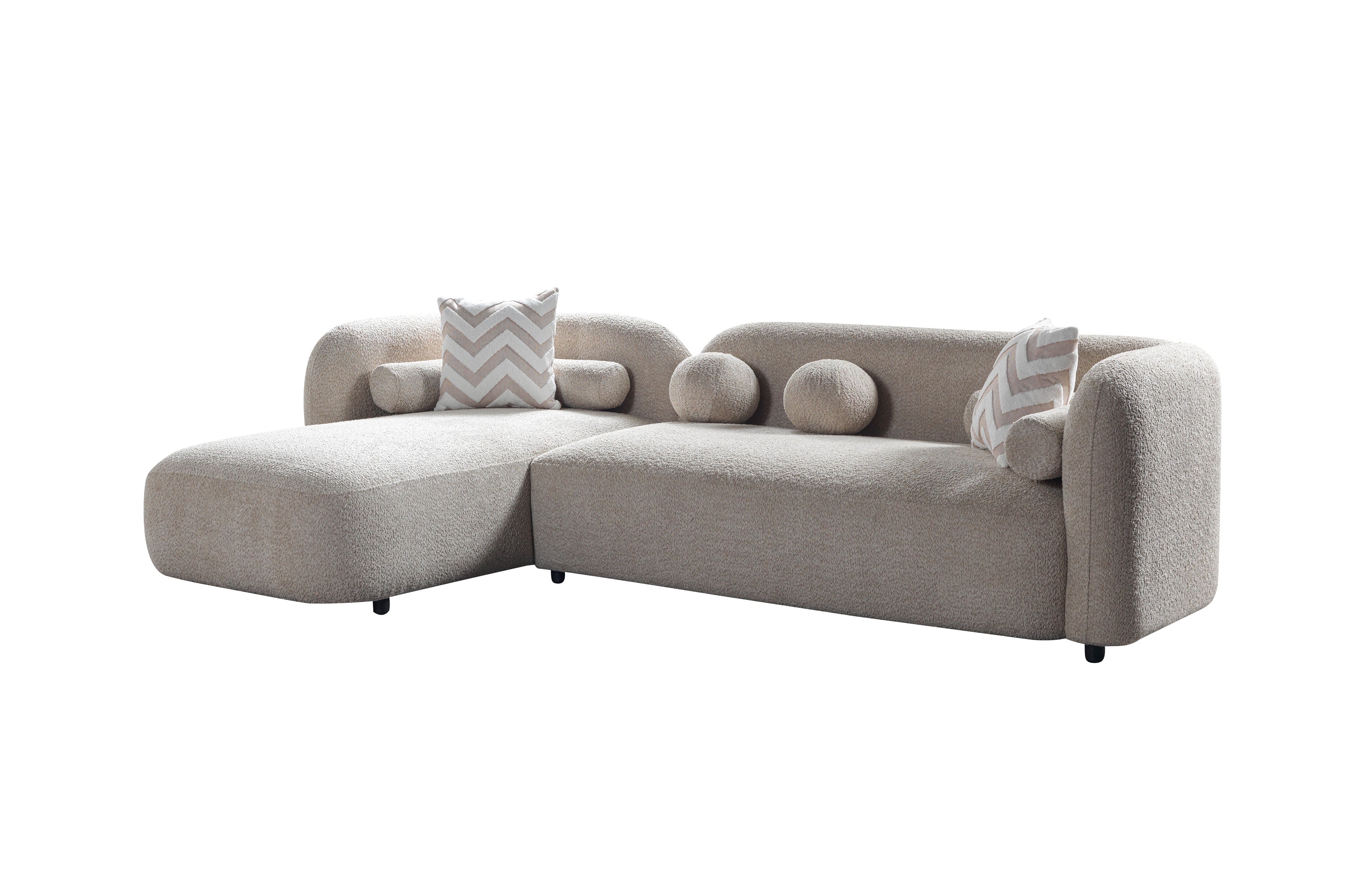 Sand Boucle LAF 110" Sectional