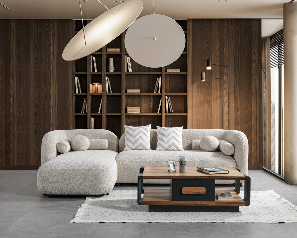 Sand Boucle LAF 110" Sectional