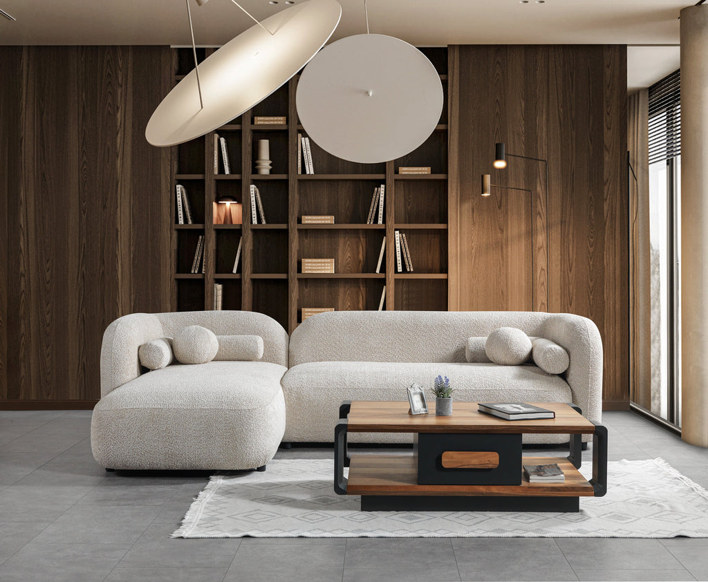 Sand Boucle LAF 110" Sectional