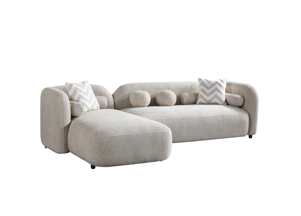 Sand Boucle LAF 110" Sectional