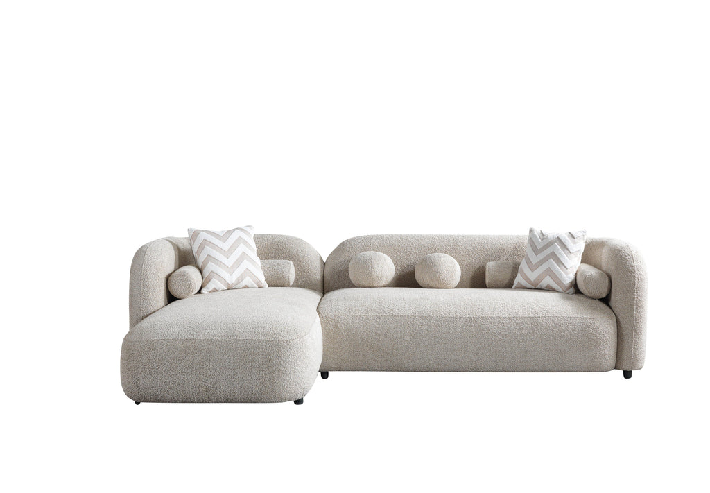 Sand Boucle LAF 110" Sectional