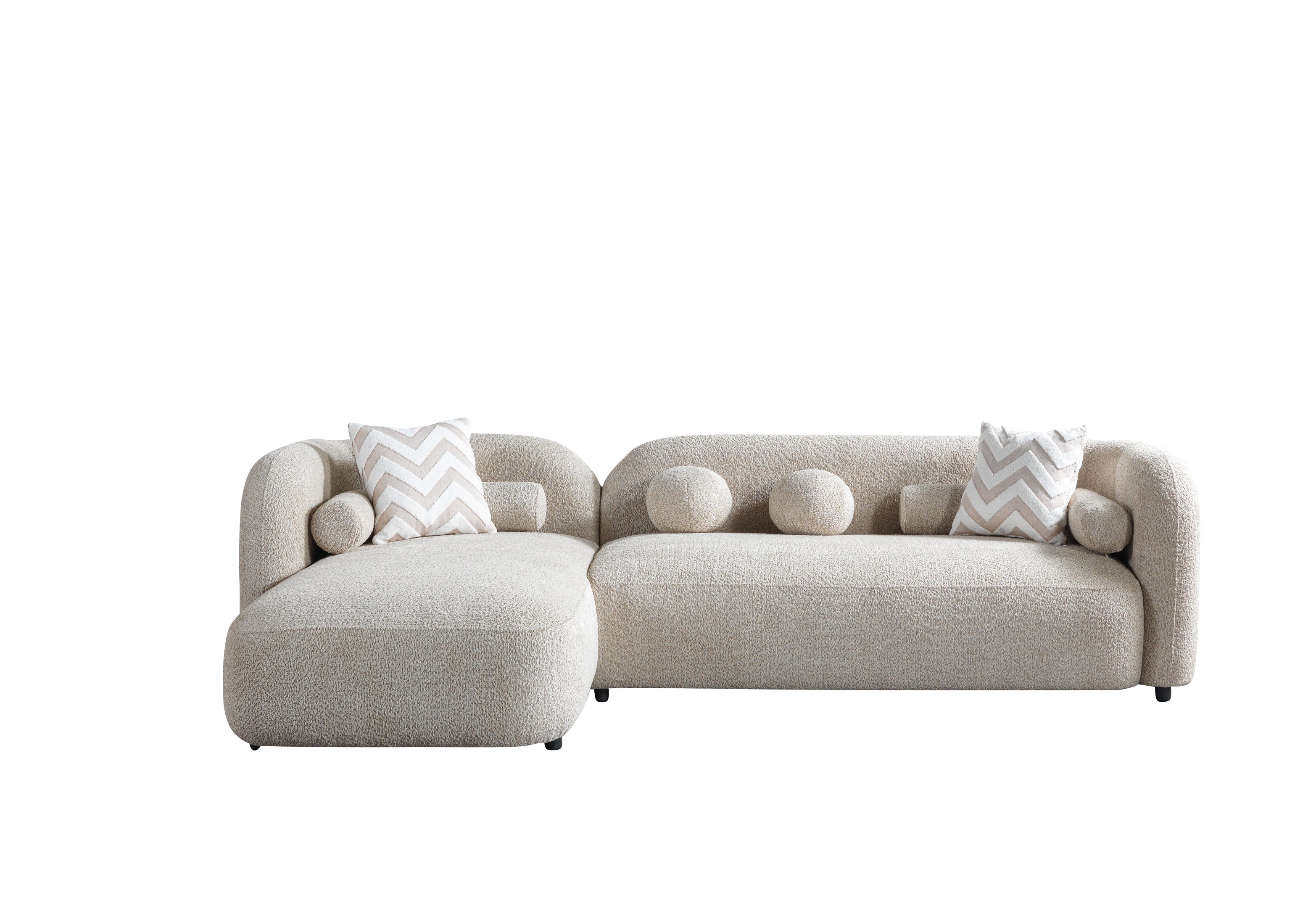 Sand Boucle LAF 110" Sectional