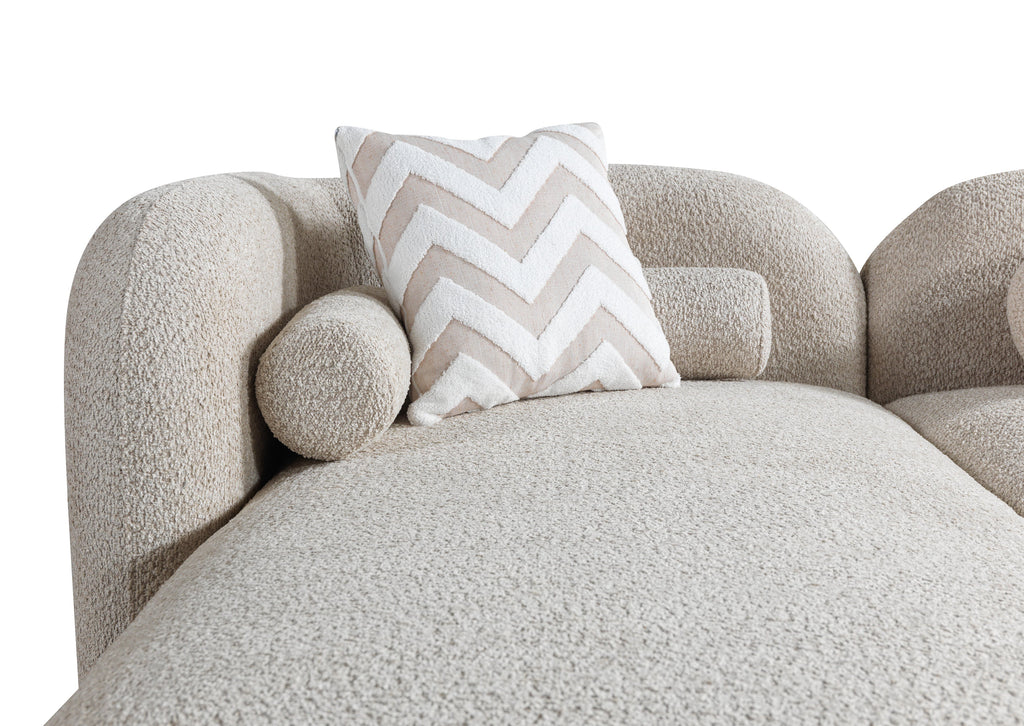 Sand Boucle LAF 110" Sectional