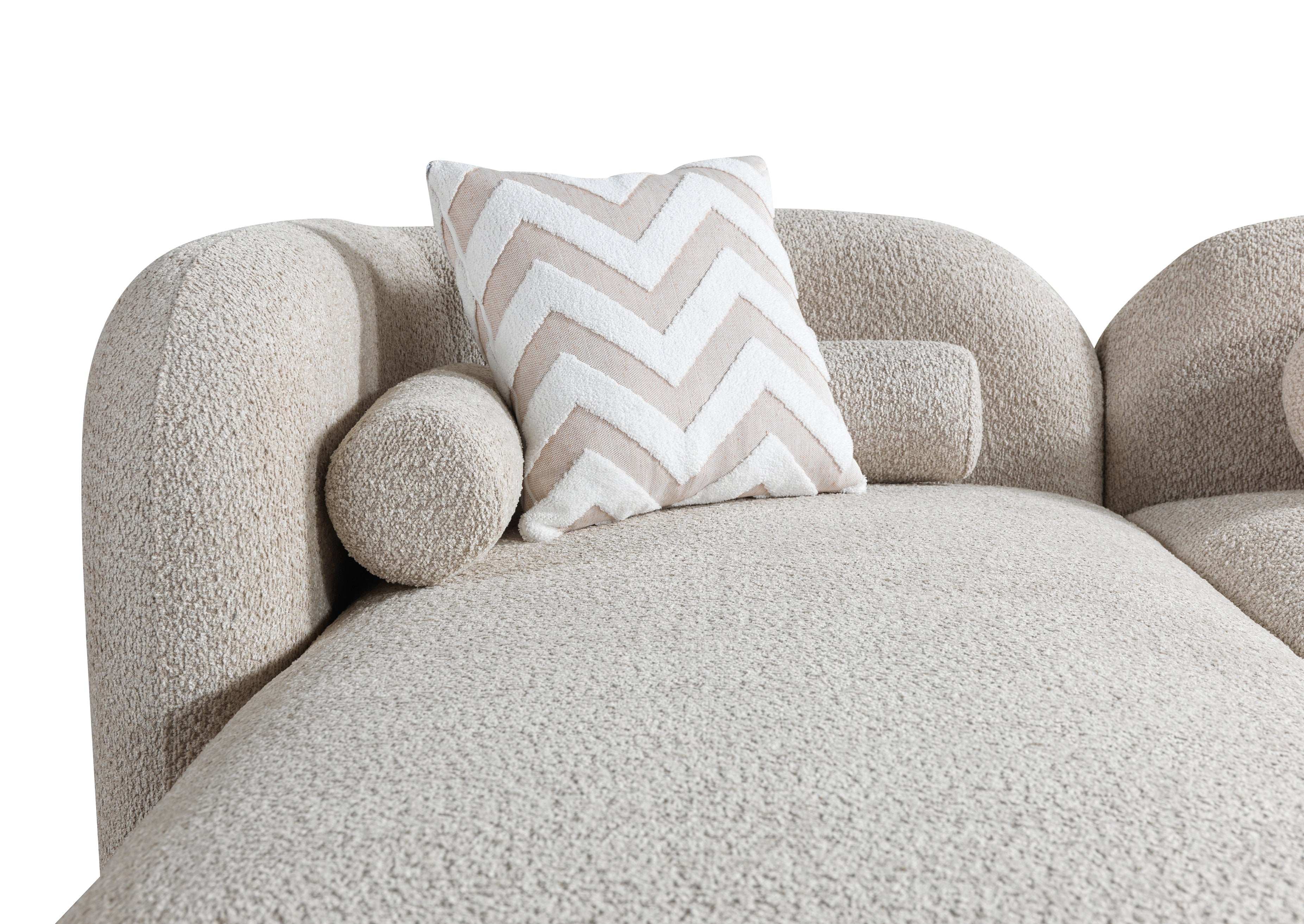 Sand Boucle LAF 110" Sectional