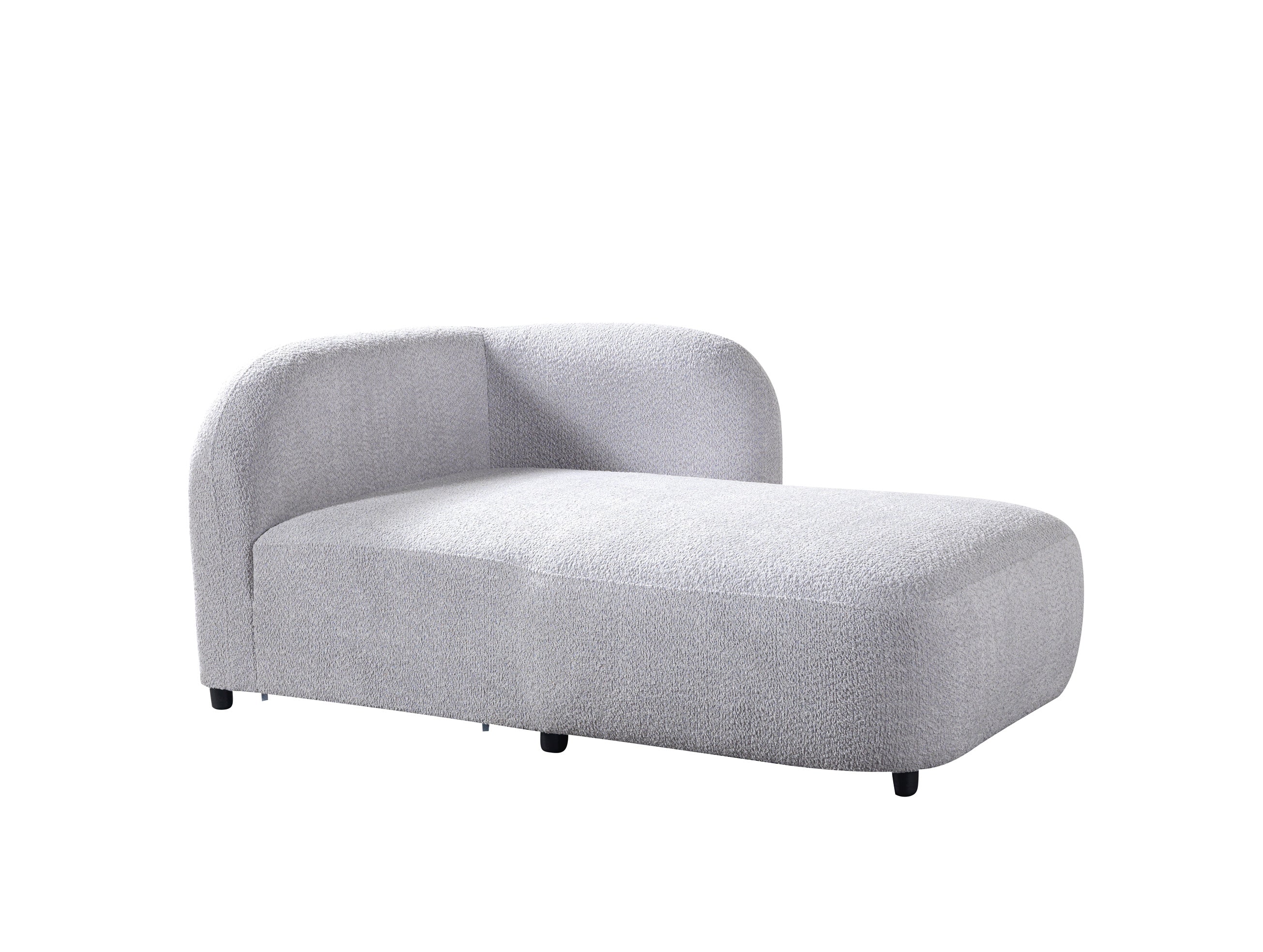 Gray Boucle RAF 110" Sectional