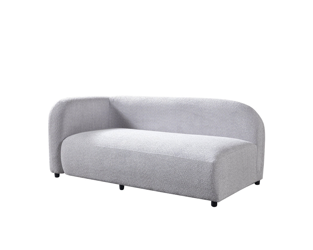 Gray Boucle RAF 110" Sectional