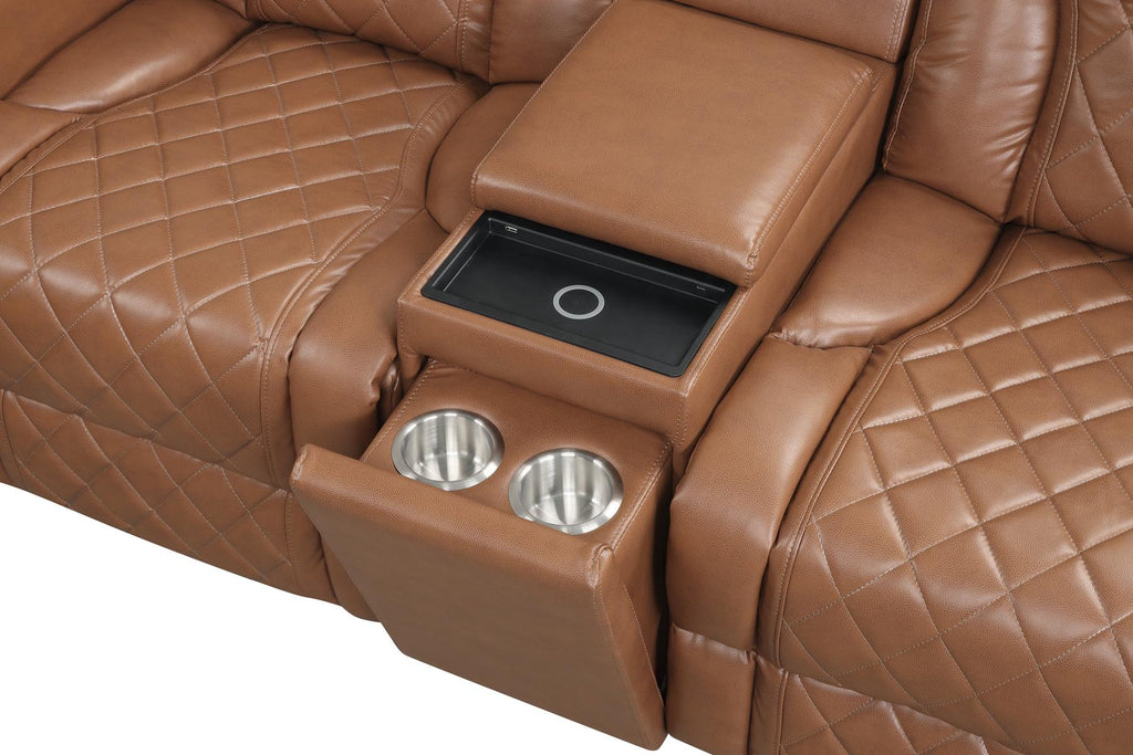 STERLING BROWN SOFA AND LOVESEAT