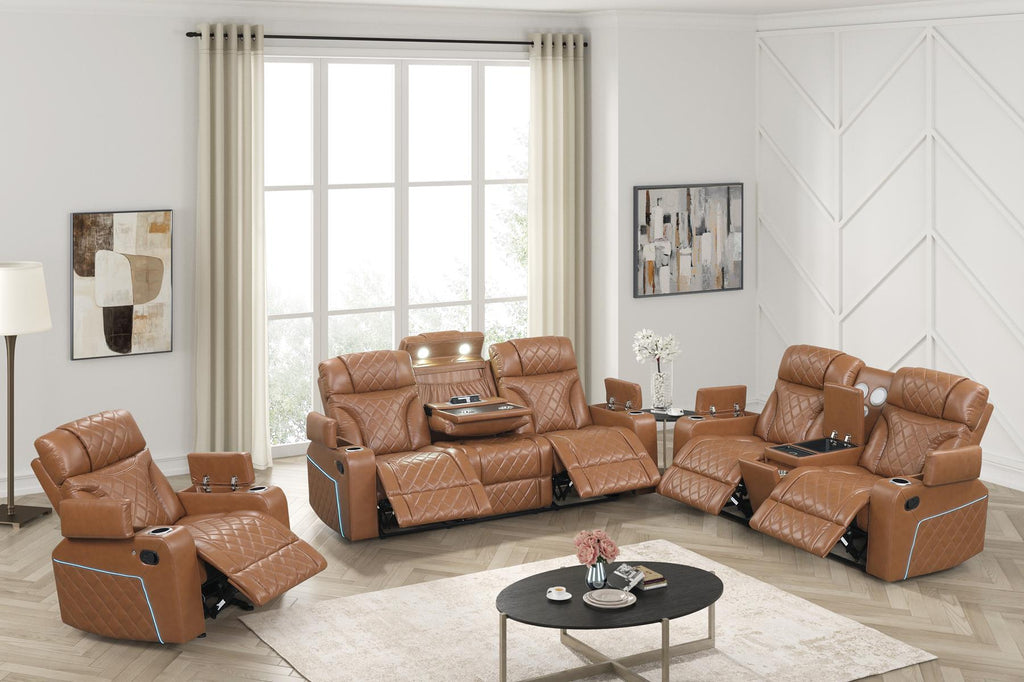 STERLING BROWN SOFA AND LOVESEAT