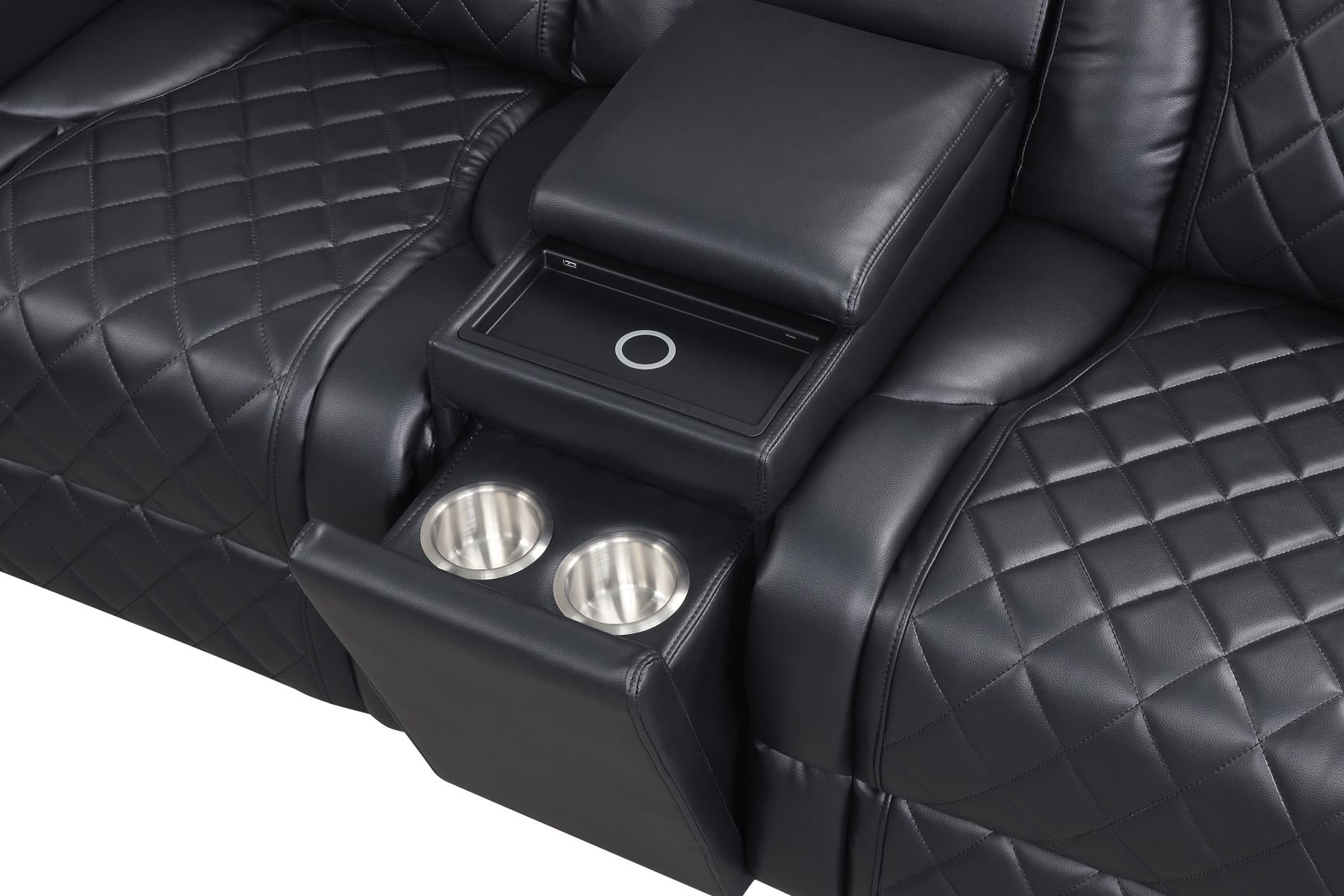 STERLING SECTIONAL BLACK