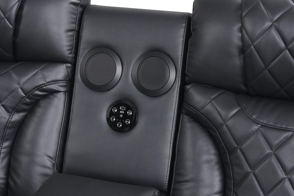 STERLING SECTIONAL BLACK