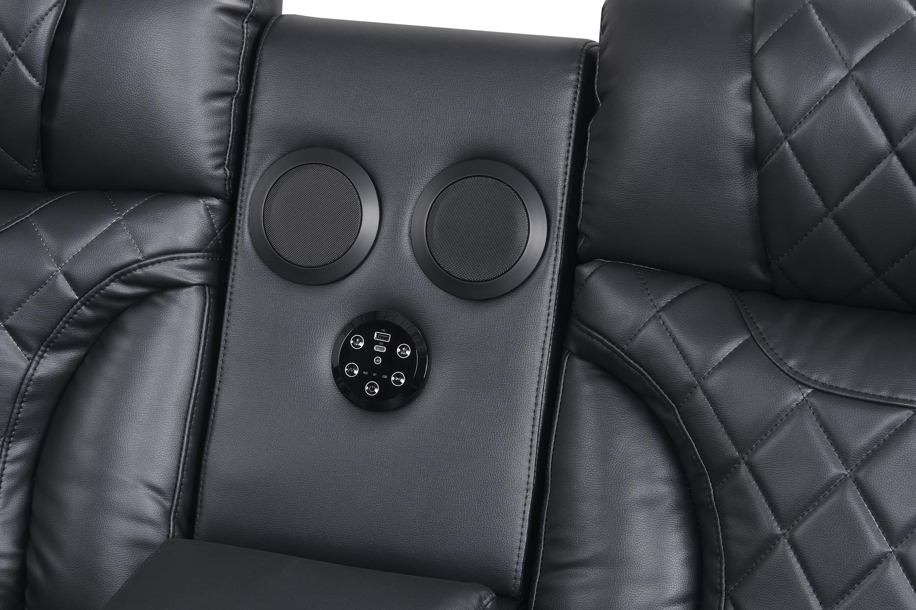 STERLING SECTIONAL BLACK