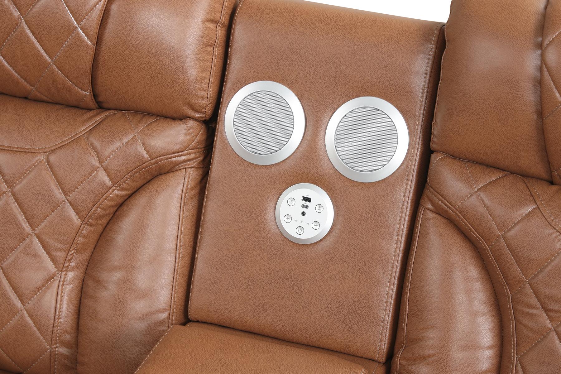 STERLING SECTIONAL BROWN