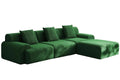 Chaise Lounge Sofa Bed Chesterfield Sofa Sectional Sofa Modular Sofa - Green