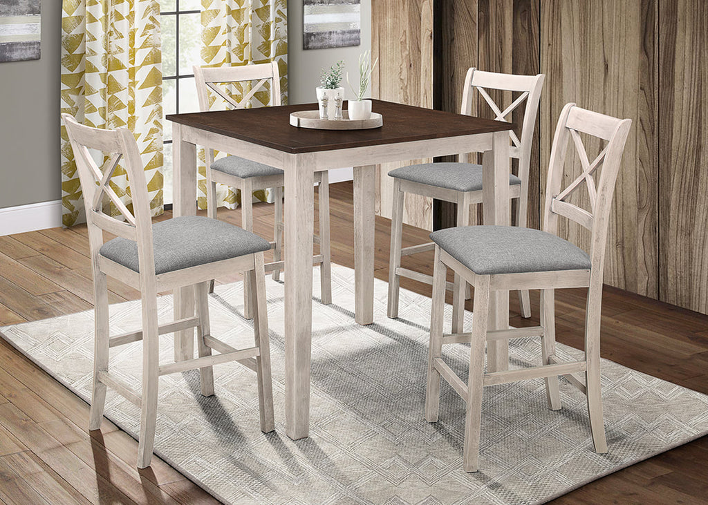 TAHOE ANTIQUE WHITE DINING SET